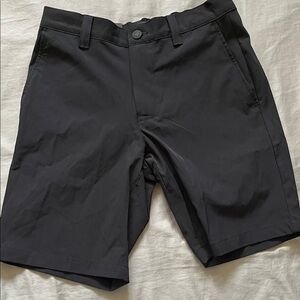 Banana Republic Men's Black Flat Front Shorts